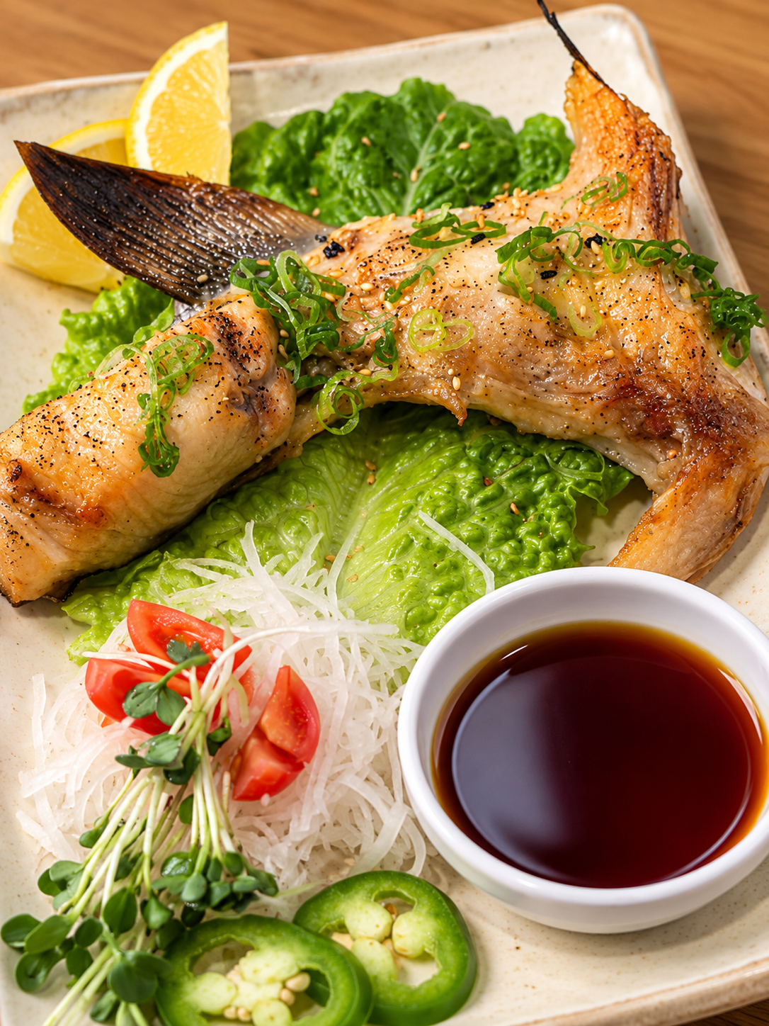 🎁 Spend $30, Get a FREE Baked Yellowtail Collar at Green Wave Sushi Wrap!